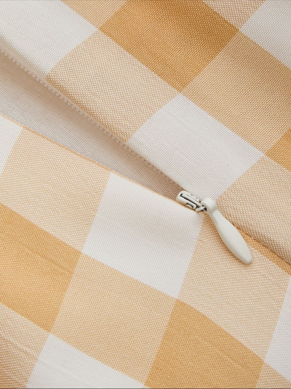 Commense Yellow Gingham Maxi Skirt Set - Picture 8 of 13